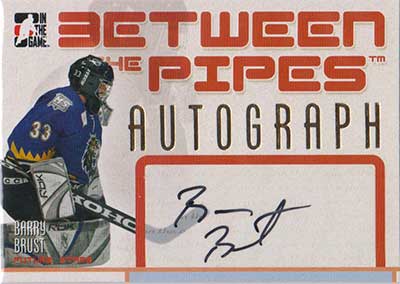 Barry Brust 2006-07 Between The Pipes Autographs #ABB