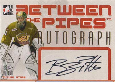 Bryan Pitton 2006-07 Between The Pipes Autographs #ABPI