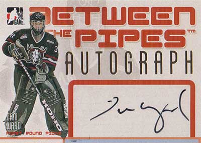 Cam Ward 2006-07 Between The Pipes Autographs #ACW