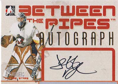 Jeff Deslauriers 2006-07 Between The Pipes Autographs #AJDL