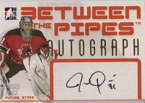 Jordan Parise 2006-07 Between The Pipes Autographs #AJPA