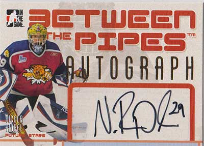 Nicola Riopel 2006-07 Between The Pipes Autographs #ANR