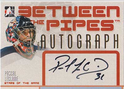 Pascal Leclaire 2006-07 Between The Pipes Autographs #APL