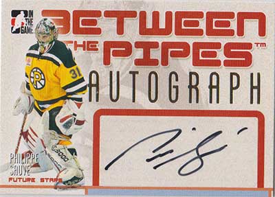 Philippe Sauve 2006-07 Between The Pipes Autographs #APS