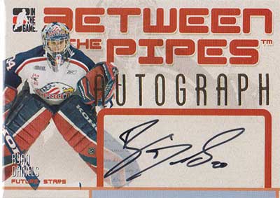 Ryan Daniels 2006-07 Between The Pipes Autographs #ARD