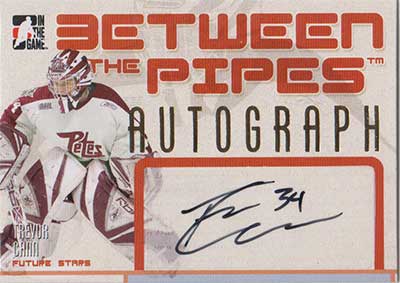 Trevor Cann 2006-07 Between The Pipes Autographs #ATC