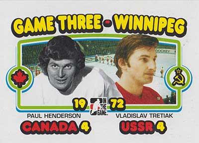 Vladislav Tretiak / Paul Henderson 2009-10 ITG 1972 The Year In Hockey #192