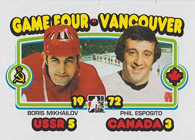Boris Mikhailov / Phil Esposito 2009-10 ITG 1972 The Year In Hockey #193