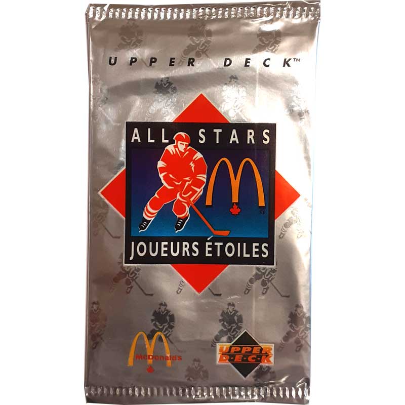 1st Paket 1992-93 Upper Deck McDonalds All Stars (Röd / Svart kvadrat)