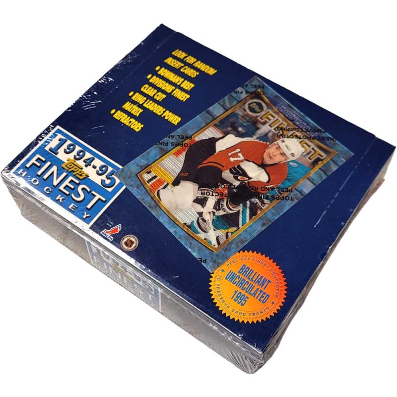 Sealed Box 1994-95 Topps Finest Retail (Please Note - Player on the box varies)