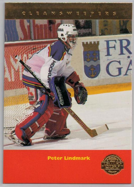 1994-95 Swedish Leaf Clean Sweepers #1 Peter Lindmark