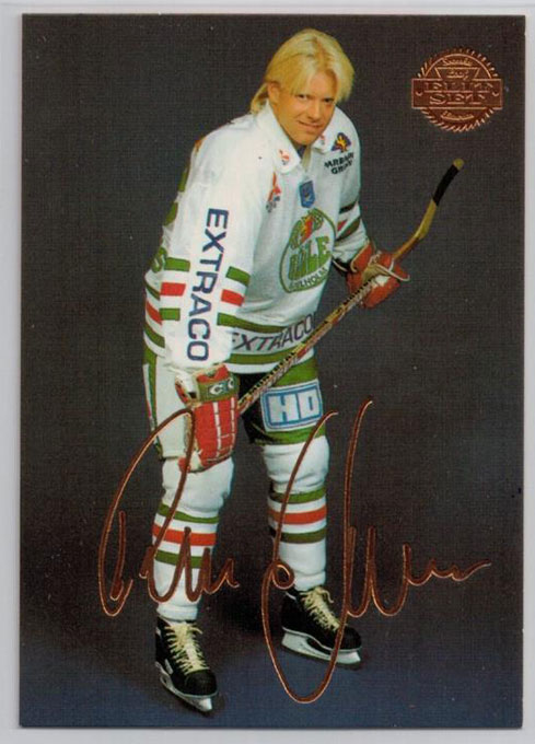 1994-95 Swedish Leaf Studio Signatures #10 Roger Elvenes