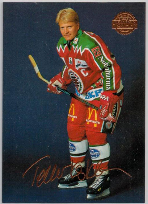 1994-95 Swedish Leaf Studio Signatures #12 Tero Koskela