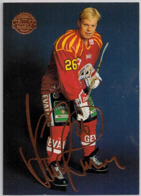 1994-95 Swedish Leaf Studio Signatures #2 Anders Huss