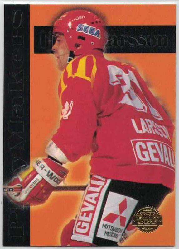 1994-95 Swedish Leaf Playmakers #5 Peter Larsson