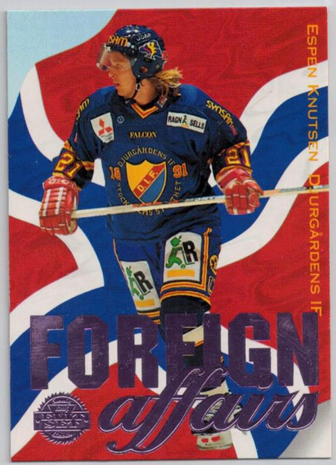 1994-95 Swedish Leaf Foreign Affairs #1 Espen Knutsen