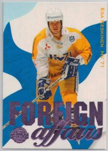 1994-95 Swedish Leaf Foreign Affairs #2 Esa Keskinen