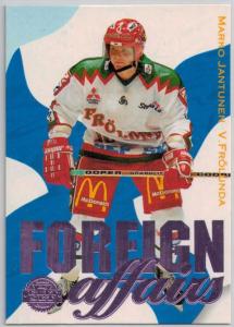 1994-95 Swedish Leaf Foreign Affairs #3 Marko Jantunen
