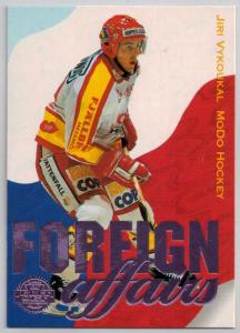1994-95 Swedish Leaf Foreign Affairs #6 Jiri Vykoukal