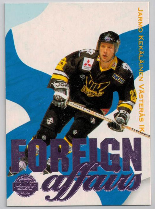 1994-95 Swedish Leaf Foreign Affairs #7 Jarmo Kekalainen