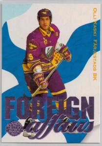 1994-95 Swedish Leaf Foreign Affairs #8 Olli Kaski