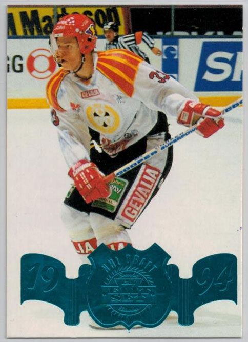 1994-95 Swedish Leaf NHL Draft #3 Fredrik Modin
