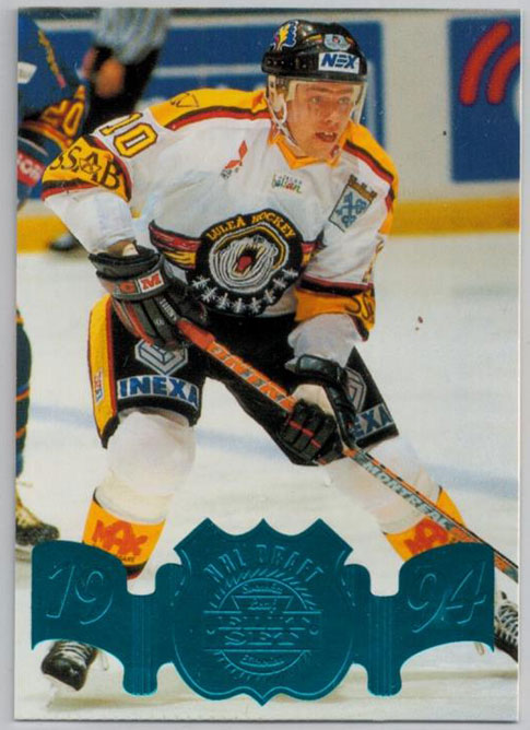 1994-95 Swedish Leaf NHL Draft #9 Thomas Holmström