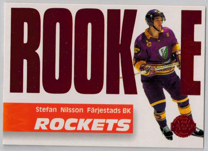 1994-95 Swedish Leaf Rookie Rockets #10 Stefan Nilsson