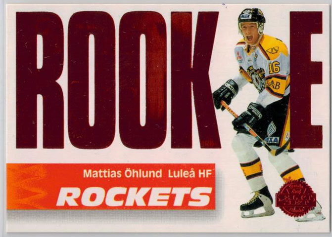 1994-95 Swedish Leaf Rookie Rockets #4 Mattias Öhlund