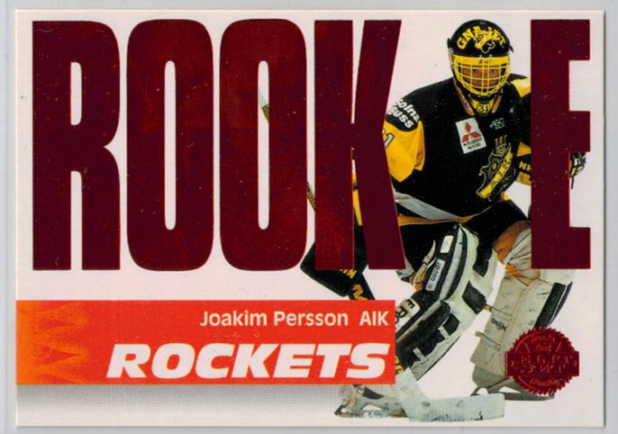 1994-95 Swedish Leaf Rookie Rockets #7 Joakim Persson