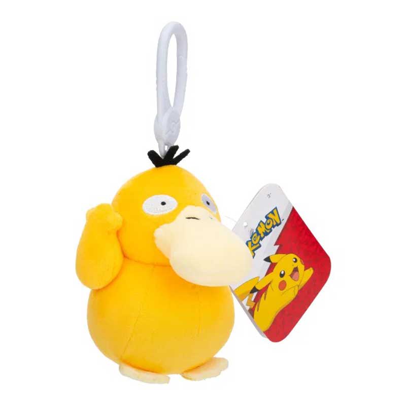 Pokemon, Psyduck Clip On Plush Gosedjur