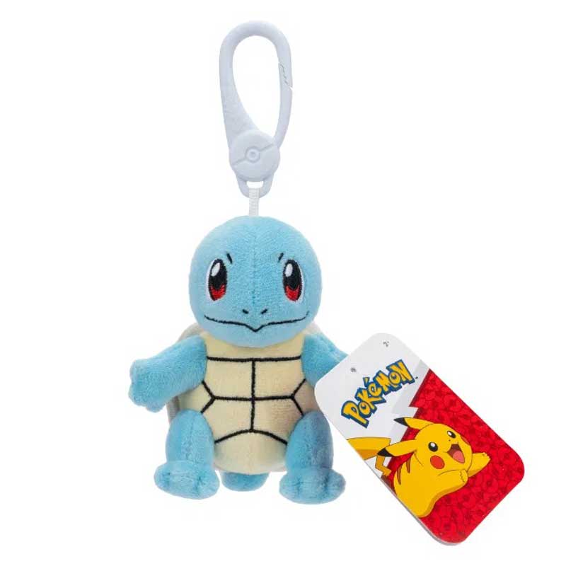 Pokemon, Squirtle Clip On Plush Gosedjur