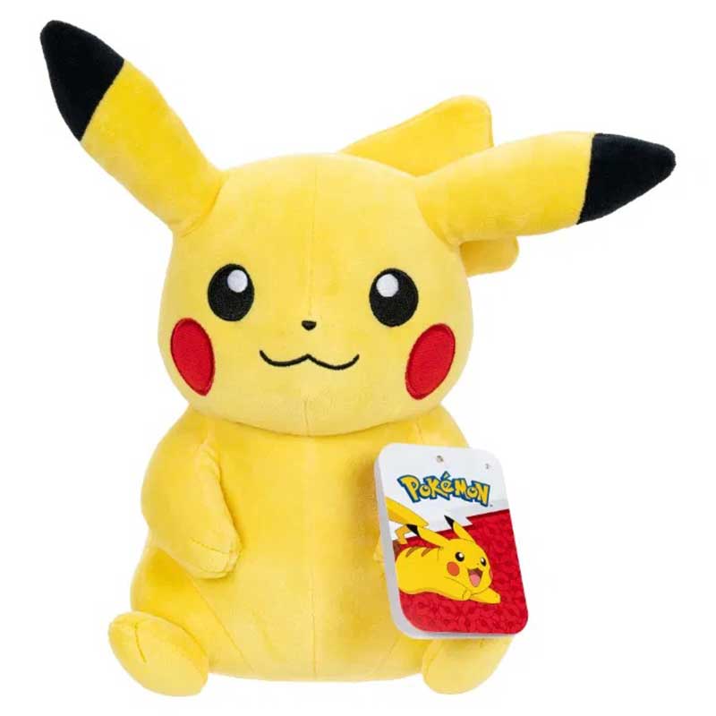 Pokemon, Pikachu Plush Gosedjur 30cm (Stängd mun)