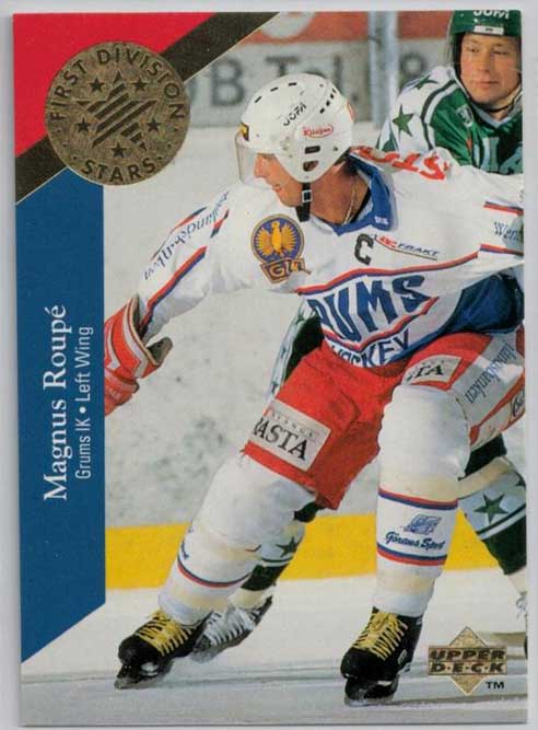 1995-96 Swedish Upper Deck 1st Division Stars #DS14 Magnus Roupe