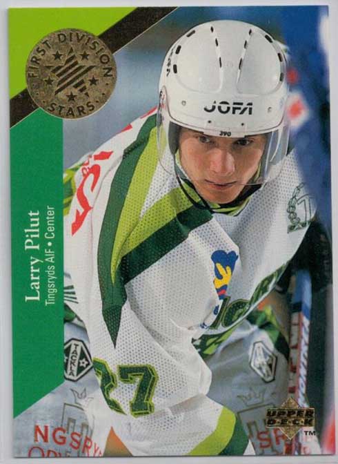 1995-96 Swedish Upper Deck 1st Division Stars #DS18 Larry Pilut