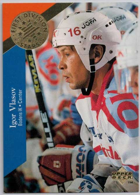 1995-96 Swedish Upper Deck 1st Division Stars #DS2 Igor Vlasov