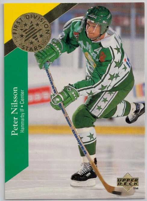 1995-96 Swedish Upper Deck 1st Division Stars #DS8 Peter Nilsson