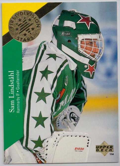 1995-96 Swedish Upper Deck 1st Division Stars #DS9 Sam Lindståhl
