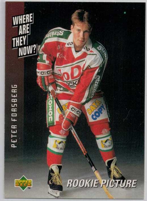 1995-96 Swedish Upper Deck #234 Peter Forsberg