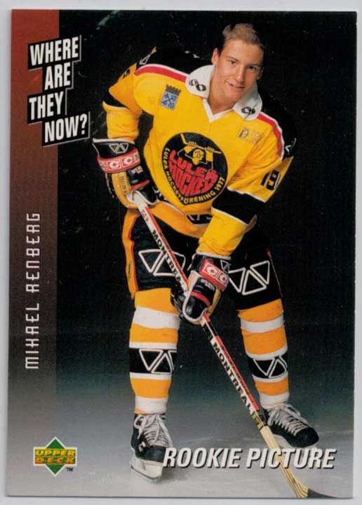 1995-96 Swedish Upper Deck #235 Mikael Renberg