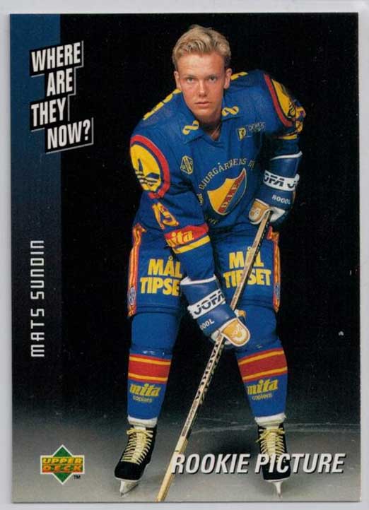 1995-96 Swedish Upper Deck #236 Mats Sundin