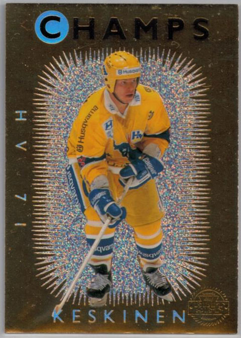1995-96 Swedish Leaf Champs #7 Esa Keskinen