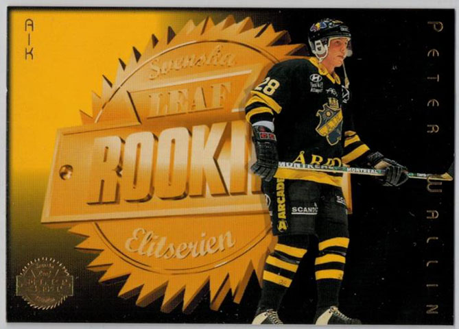 1995-96 Swedish Leaf Rookies #1 Peter Wallin