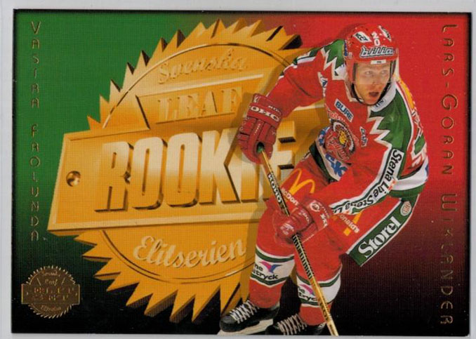 1995-96 Swedish Leaf Rookies #4 Lars-Göran Wiklander