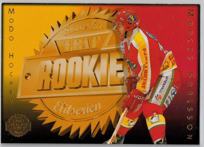 1995-96 Swedish Leaf Rookies #8 Marcus Karlsson
