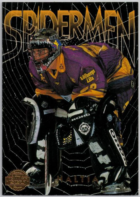 1995-96 Swedish Leaf Spidermen #5 Patrik Haltia