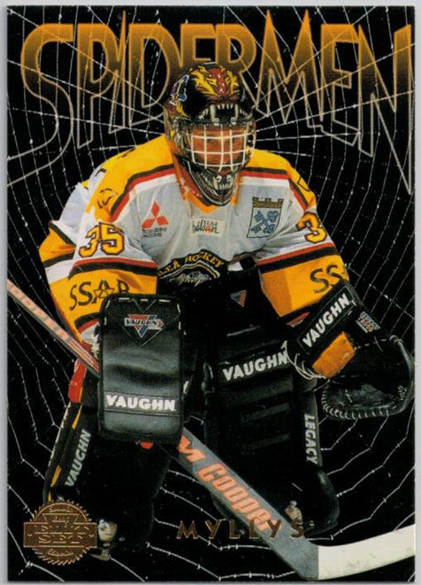 1995-96 Swedish Leaf Spidermen #8 Jarmo Myllys