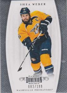 Shea Weber 2011-12 Dominion #15 /199