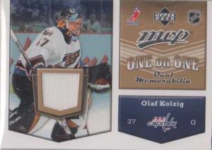 Olaf Kolzig / Marc Denis 2006-07 Upper Deck MVP Jerseys #OJKD