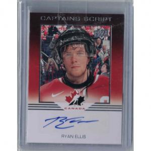Ryan Ellis 2013-14 Upper Deck Team Canada Captains #C32 Autograph C
